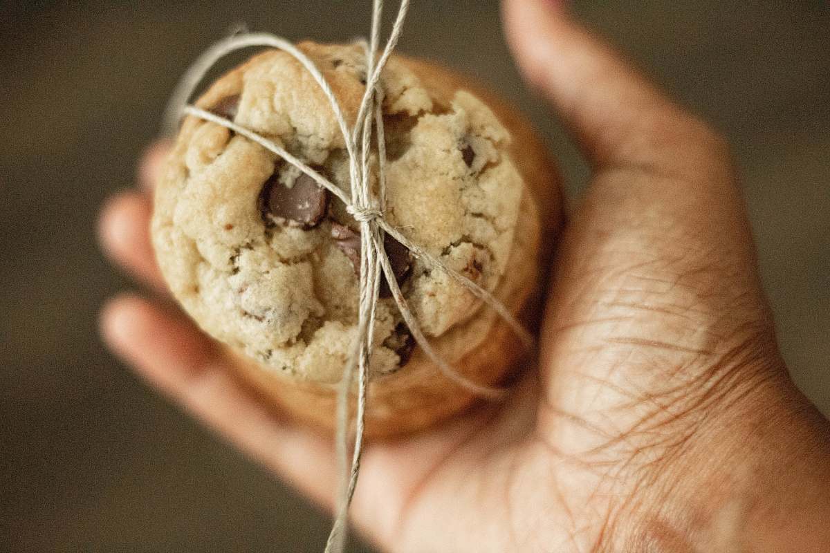 united states person holding dessert cream